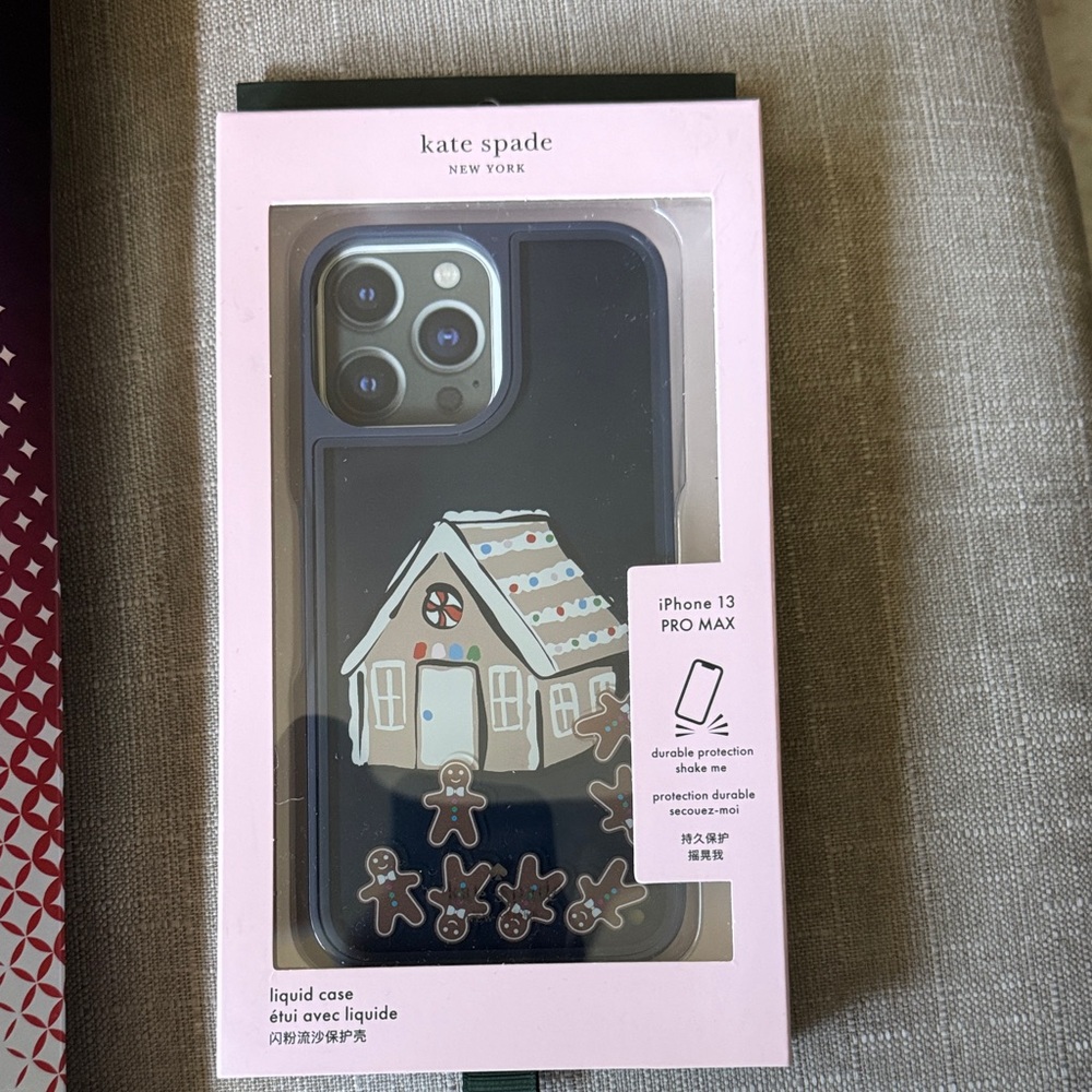 Kate Spade Festive Gingerbread iPhone 13 Pro Max Case